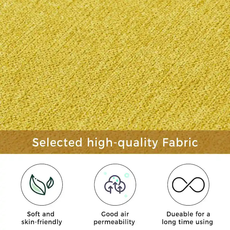 Single Linen Fabric Chaise Lounge, 65"W