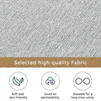 Single Linen Fabric Chaise Lounge, 65"W