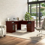 Cabot 60W L Shaped Computer Desk with Storage by