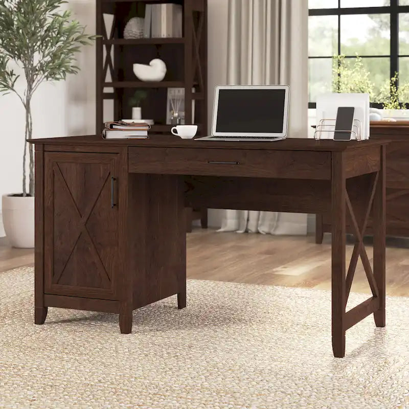 Key West 54W Computer Desk with Storage by