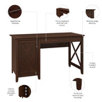 Key West 54W Computer Desk with Storage by