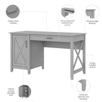 Key West 54W Computer Desk with Storage by