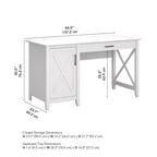 Key West 54W Computer Desk with Storage by