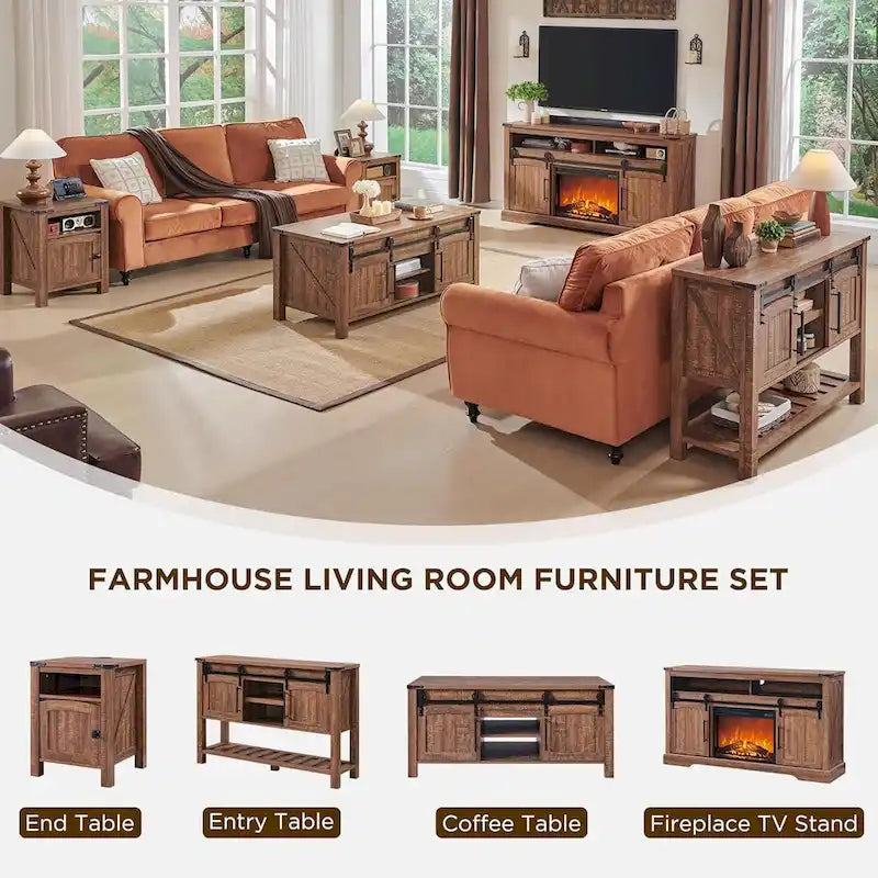 Farmhouse Lift Top Coffee Table, 48"W x 22"D