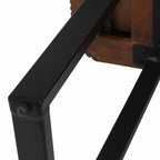Mango Wood Console Table with 2 Fluted Drawers
