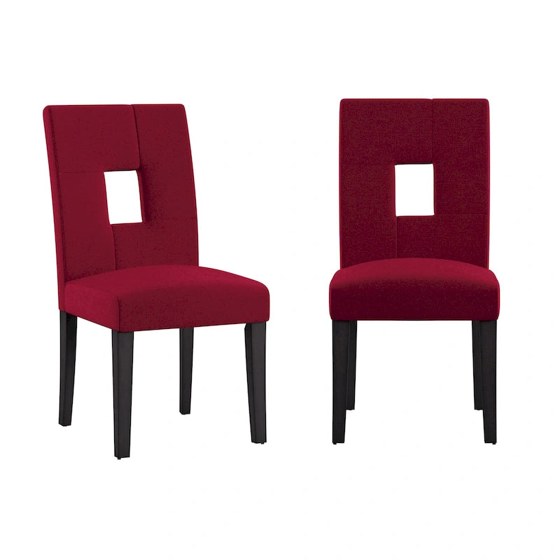 Brda Keyhole Back Dining Chairs (Set of 2) - Dining Chair