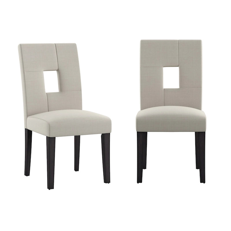 Brda Keyhole Back Dining Chairs (Set of 2) - Dining Chair