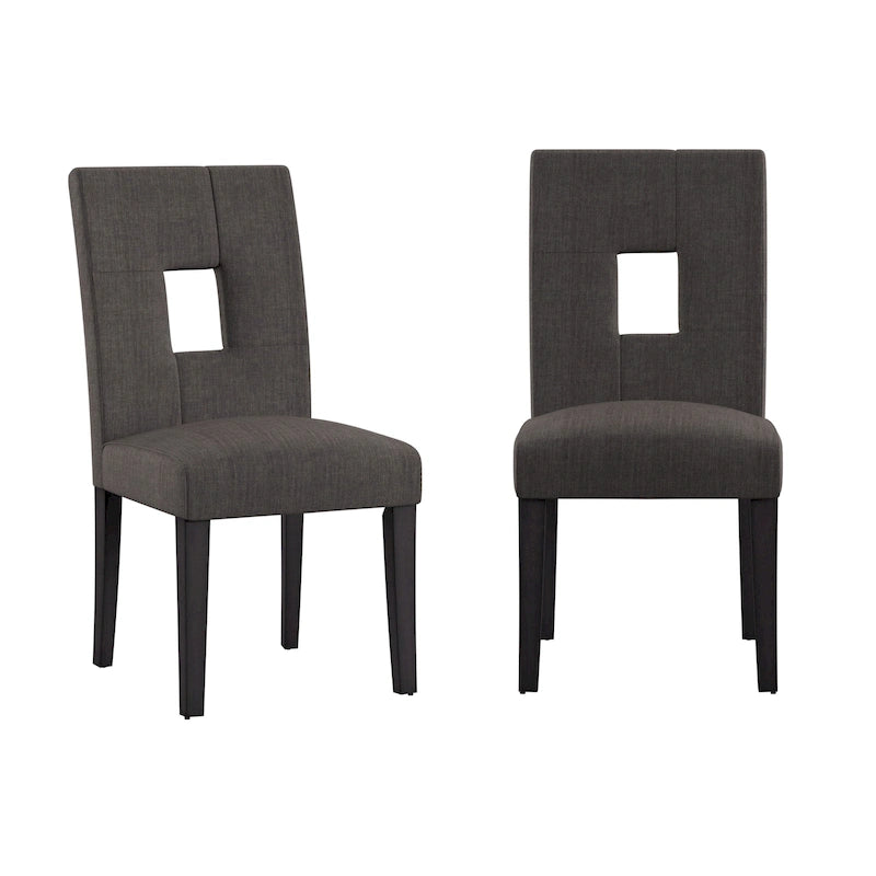 Brda Keyhole Back Dining Chairs (Set of 2) - Dining Chair