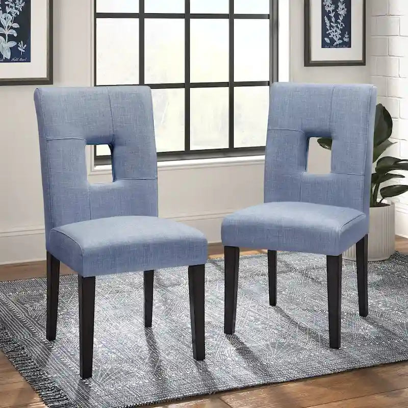Brda Keyhole Back Dining Chairs (Set of 2) - Dining Chair
