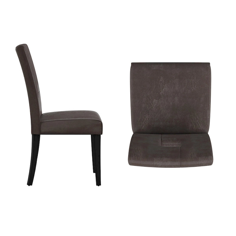Brda Keyhole Back Dining Chairs (Set of 2) - Dining Chair