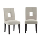 Brda Keyhole Back Dining Chairs (Set of 2) - Dining Chair
