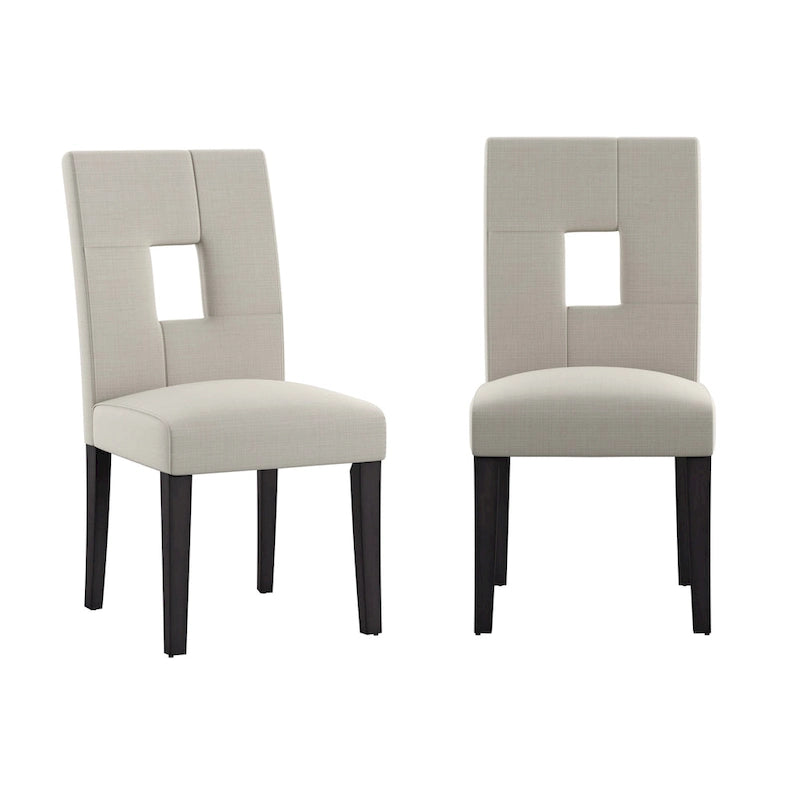 Brda Keyhole Back Dining Chairs (Set of 2) - Dining Chair