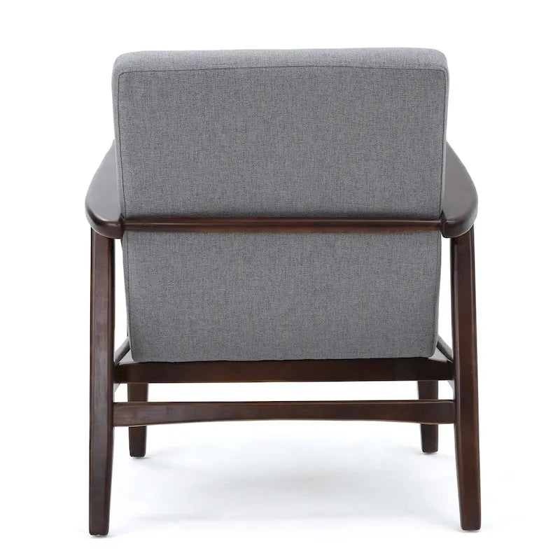 Brayden Mid-century Fabric Club Chair by
