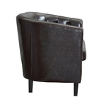 Adelaide Mid Century Modern Loveseat - Tufted Cushion Chair with Solid Wooden Legs for Living Room