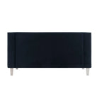 Adelaide Mid Century Modern Loveseat - Tufted Cushion Chair with Solid Wooden Legs for Living Room