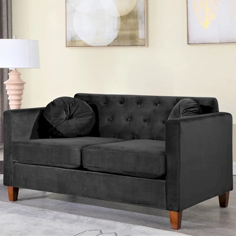 Salsater Velvet Classic Loveseat
