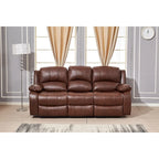 Bonded Leather Power Rclining 3-seat Sofa Couch 8018