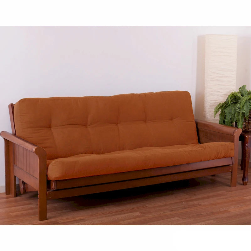5-inch Thick Twill Full-size Futon Mattress
