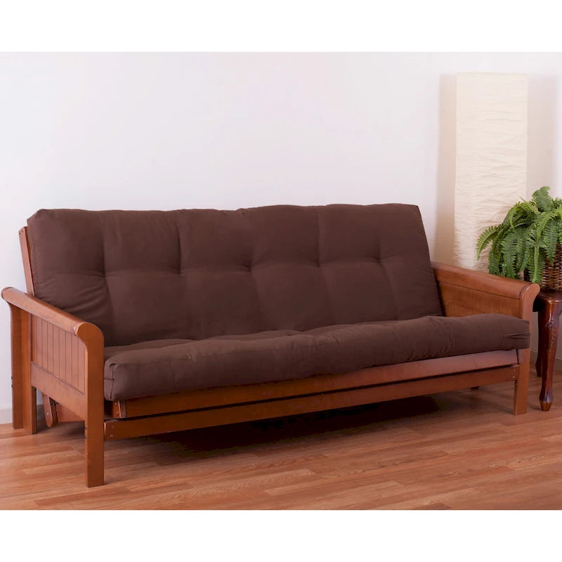 5-inch Thick Twill Full-size Futon Mattress
