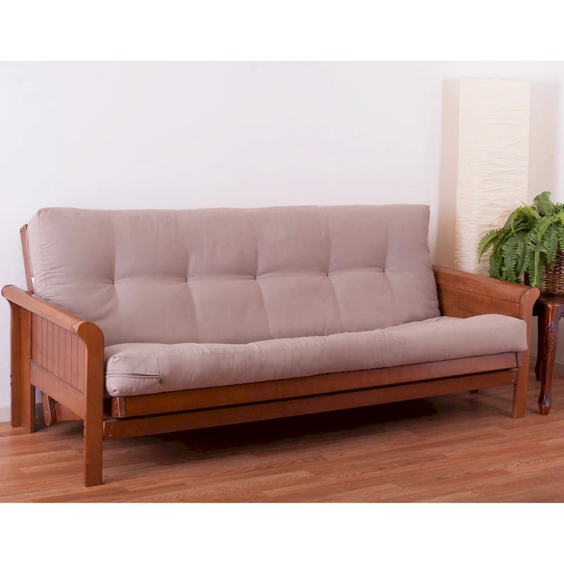 5-inch Thick Twill Full-size Futon Mattress