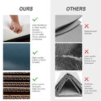 Felipe Modern Genuine Leather Swivel Chair With Tufted Back Set of 2 By