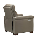 Alicia 34.65 Wide Contemporary Classic Genuine Leather Power Recliner With USB Port (Set of 2)
