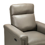 Alicia 34.65 Wide Contemporary Classic Genuine Leather Power Recliner With USB Port (Set of 2)