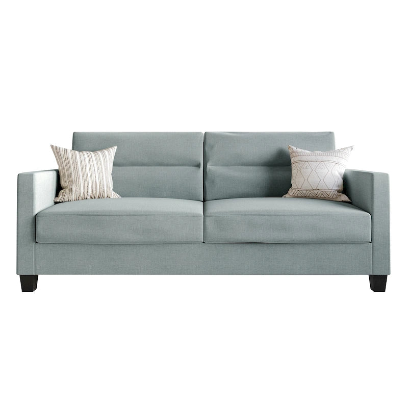 Clean and Minimalist Linen Upholstered Sofa