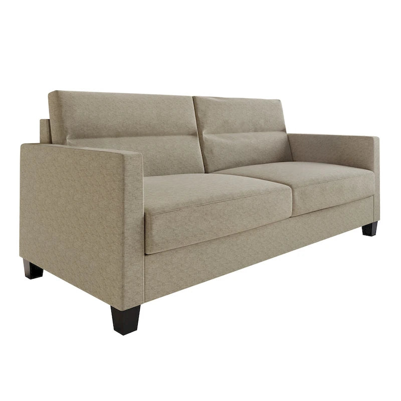 Clean and Minimalist Linen Upholstered Sofa
