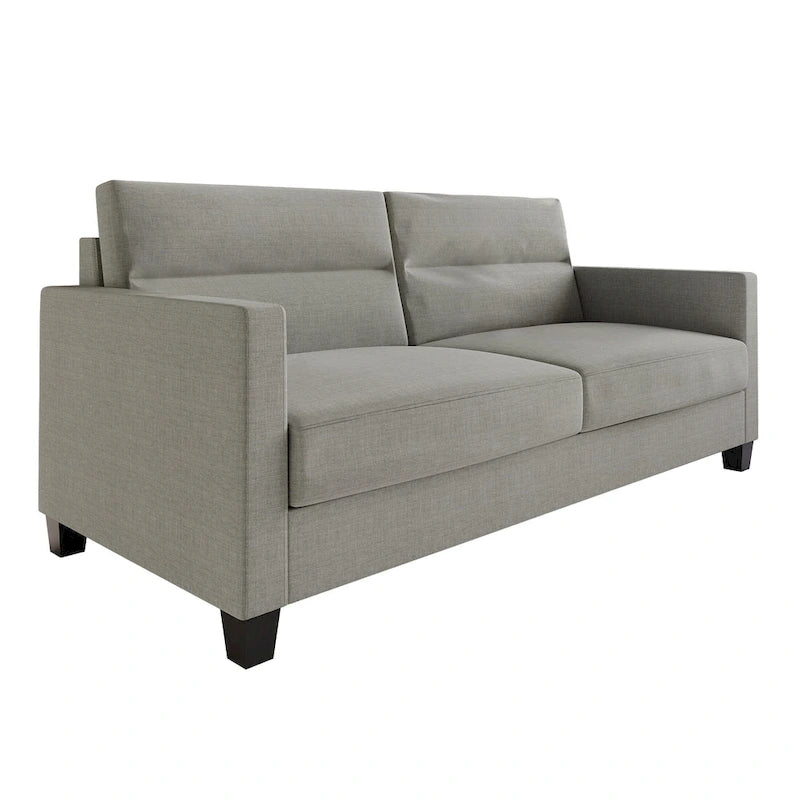 Clean and Minimalist Linen Upholstered Sofa