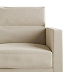 Clean and Minimalist Linen Upholstered Sofa