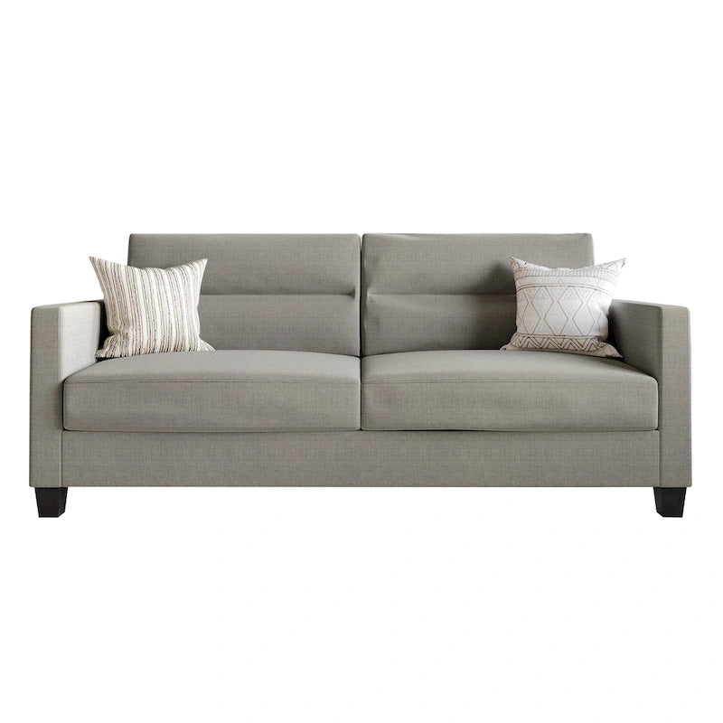 Clean and Minimalist Linen Upholstered Sofa