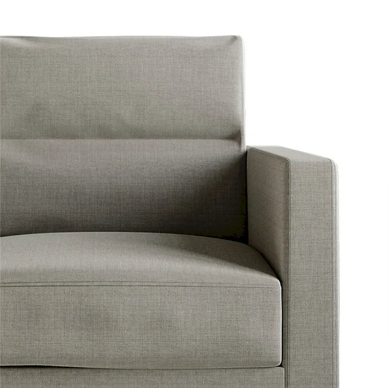 Clean and Minimalist Linen Upholstered Sofa