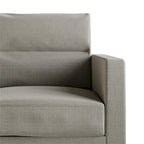 Clean and Minimalist Linen Upholstered Sofa