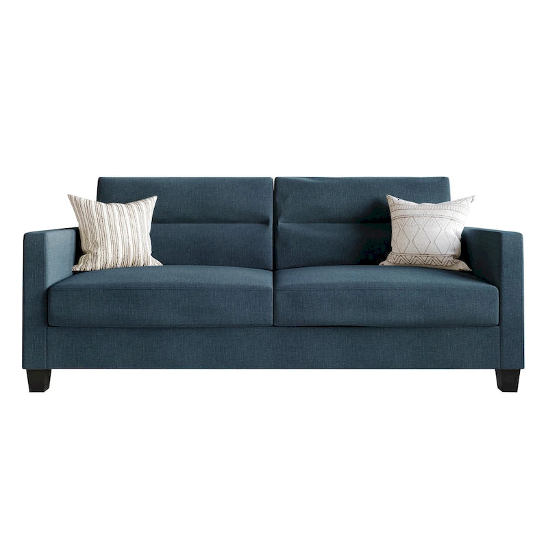 Clean and Minimalist Linen Upholstered Sofa