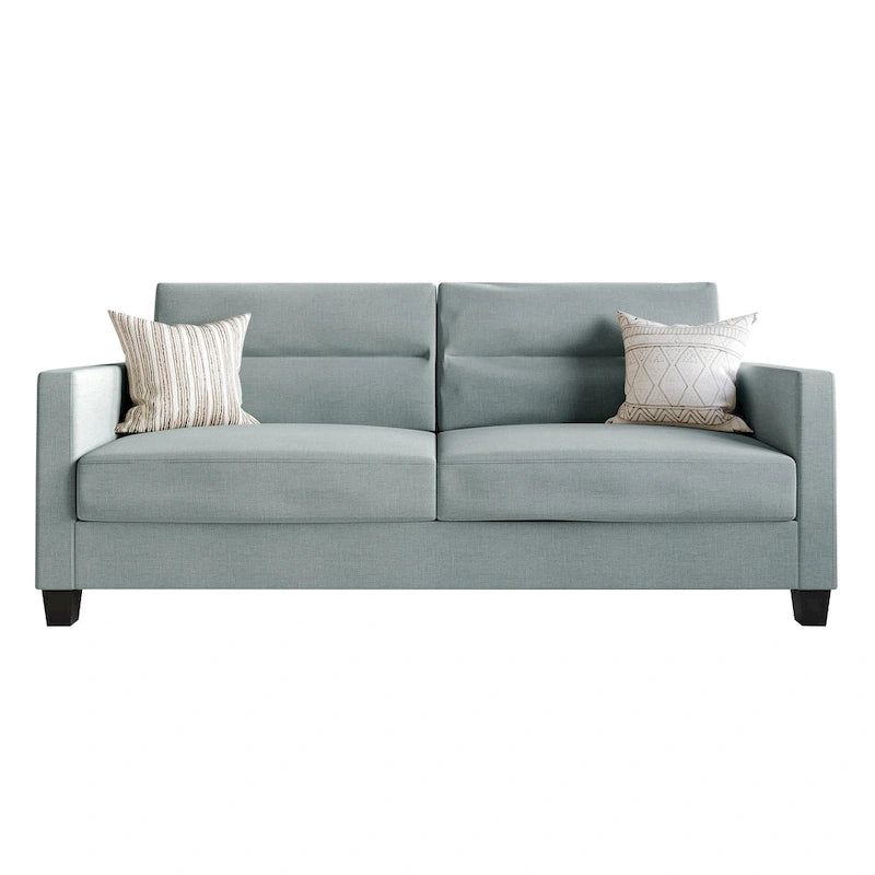 Clean and Minimalist Linen Upholstered Sofa