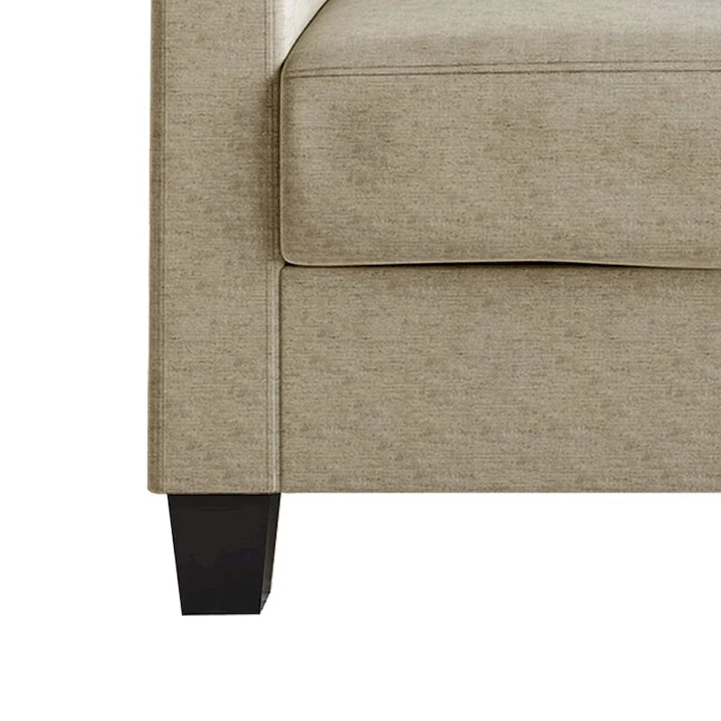 Clean and Minimalist Linen Upholstered Sofa