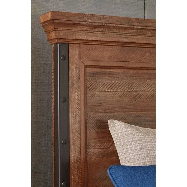 Taos Canyon Brown King Panel Headboard