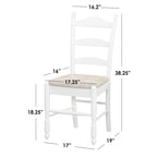 Jessie Ladder back dining chair (Set of 2)