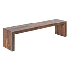  Vintage Farmhouse Large Wood Bench