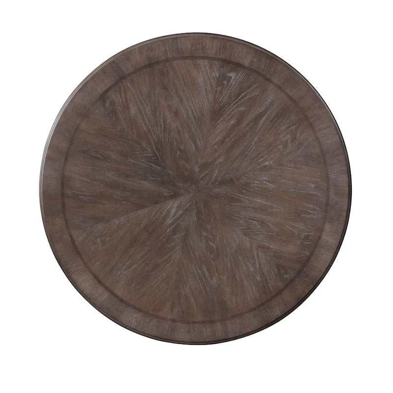 Cornerways Rustic Brown 60-inch Wood Round Dining Table