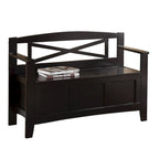 Entryway Storage Bench with Flip-Up Seat, 39"W