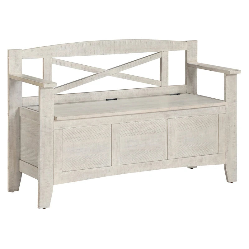 Entryway Bench with Flip Up Storage