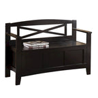 Entryway Storage Bench with Flip-Up Seat, 39"W