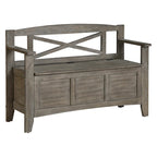 Entryway Storage Bench with Flip-Up Seat, 39"W