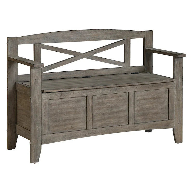 Entryway Storage Bench with Flip-Up Seat, 39"W