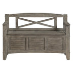 Entryway Storage Bench with Flip-Up Seat, 39"W