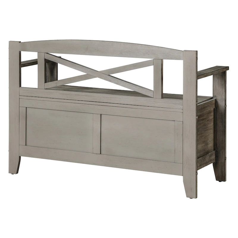 Entryway Storage Bench with Flip-Up Seat, 39"W