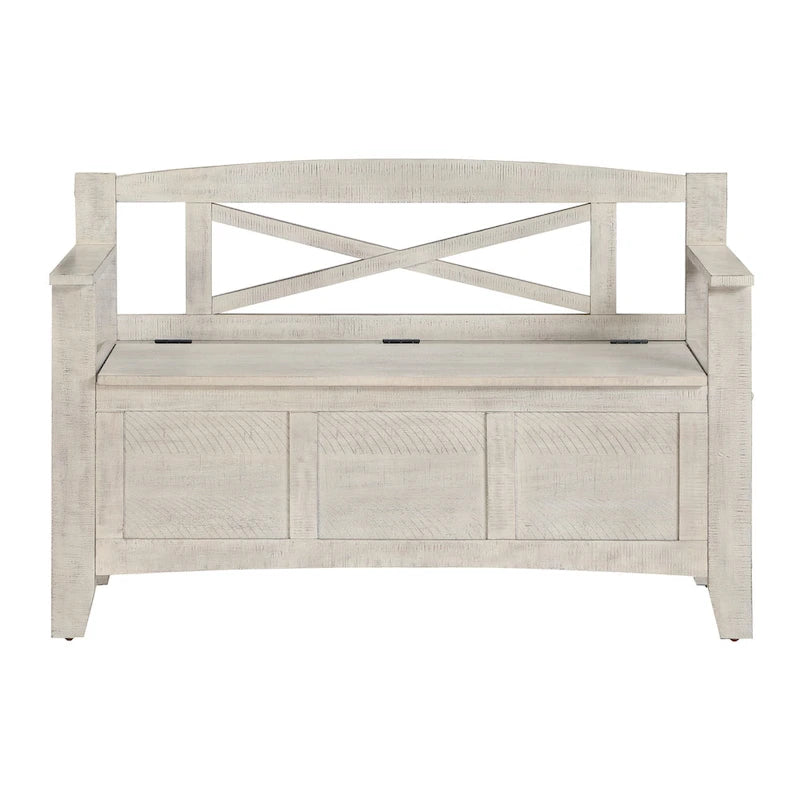 Entryway Storage Bench with Flip-Up Seat, 39"W