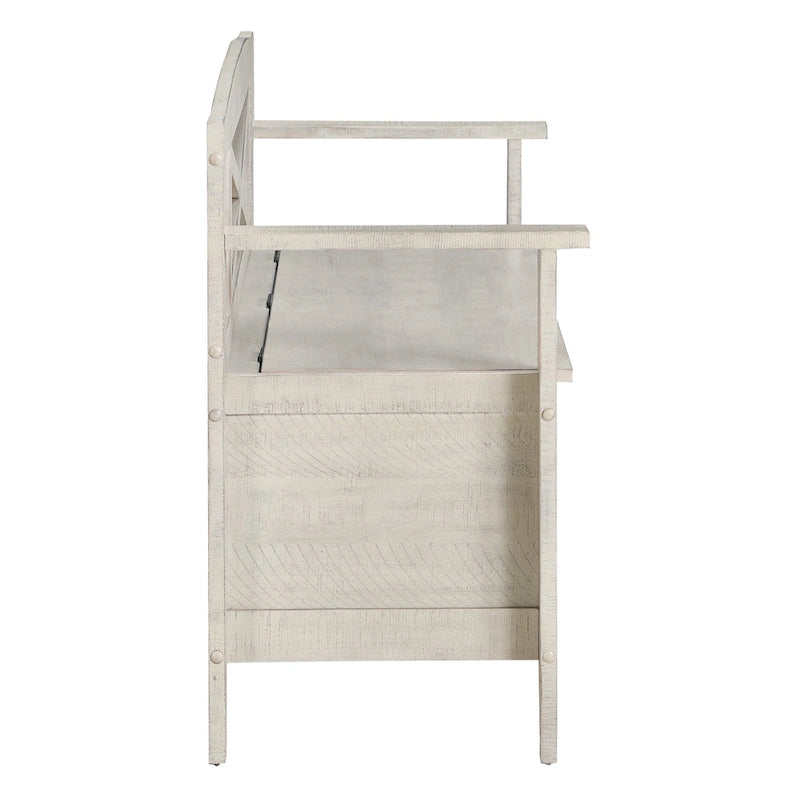 Entryway Storage Bench with Flip-Up Seat, 39"W